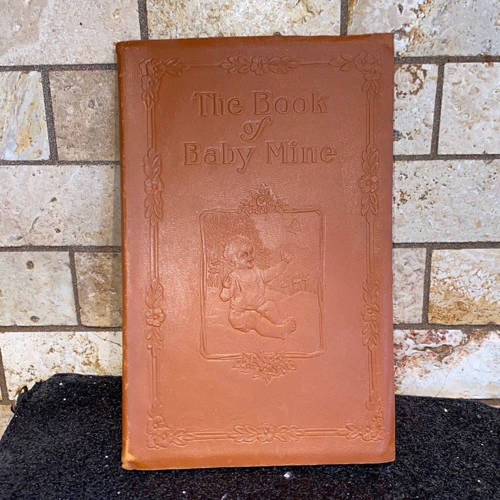 The Book Of Baby Mine Vintage Leather